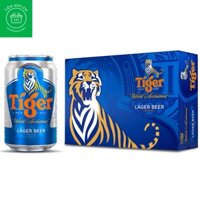 [MẪU TẾT 2023] Thùng 24 lon bia Lager Beer Tiger 330ml