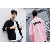 Mẫu Thời Trang  Áo Khoác Jean Rách Vetements (form Rộng) Unisex - SP014K15