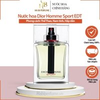 Mẫu Thử 10ml Nước Hoa Dior Homme Sport EDT - Nước Hoa Nam chính hãng