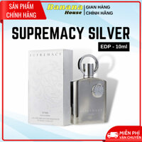 Mẫu Thử 10ml Nước Hoa Nam Supremacy Silver EDP Gã Trai Si Tình