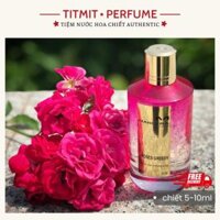(mẫu thủ 5/10ml) Nước hoa Mancera rose greedy edp- mùi ngọt hoa hồng socola