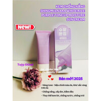 [Màu Tím ]Kem chống nắng nâng tone SHINGMULNARA WHITE RICE PURPLE  TONE UPMOISTURE SUN CREAM