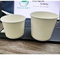 mẫu Tô giấy karat 240ml, 360ml, 500ml tô trắng, tô giấy dùng 1 lần