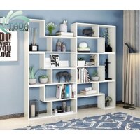 (MÀU TRẮNG) KỆ SÁCH CHỮ U ĐỂ SÀN NHÀ KỆ TRANG TRÍ VÁCH NGĂN PHÒNG