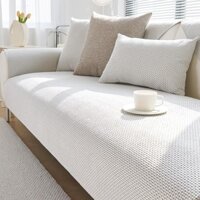 Màu Trơn Sofa Đơn Giản Chống Nắm Bốn Mùa Đa Năng Đi văng Dép Phòng Ngủ Phòng Khách Gối Thảm đệm