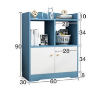 Mẫu tủ kệ gỗ nhỏ đựng sách tài liệu KSG20