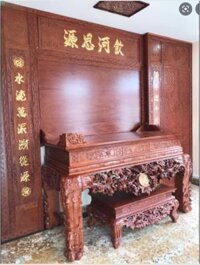 Mẫu vách ngăn phòng thờ VN01