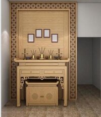 Mẫu vách ngăn phòng thờ VN05