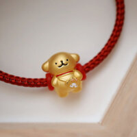 Màu Vàng Dòng Chó Con Lông Vũ Đính Hạt Vòng Tay Chuyển Hạt Cung Hoàng Đạo Golden Retriever Vòng Tay Chó DIY Phụ Kiện20250208