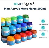 Màu Vẽ 3D Acrylic Mont Marte Cao Cấp 100ml Vẽ Được Trên Nhiều Chất Liệu Hàng Chính Hãng