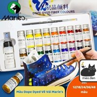 Màu vẽ vải áo custom giày Marie's Dope Dyed Fiber Colours - Hoạ cụ Hakuart