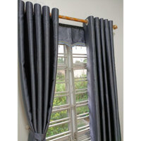 MÀU XÁM CHÌ - Rèm cửa che nắng gấm 3 lớp, chống nắng đến 96% dễ phối màu, sang trọng