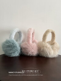 Màu xanh sang trọng Earmuffs Bảo vệ tai ấm áp Mùa đông Earmuffs Học sinh Đi xe đạp Chống đông Earmuffs