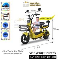 mẫu xe điện newbeer x4, nâng cấp động cơ 500w, tặng mũ bh