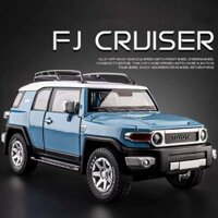 Mẫu xe hợp kim TOYOTA FJ Cruiser, xe địa hình kim loại đúc, mô phỏng âm thanh và ánh sáng, quà tặng trẻ em, 1: 24