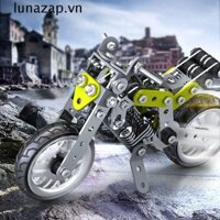 Mẫu xe máy LUNAZAP, Khối xây dựng xe máy bằng kim loại mô phỏng bằng thép không gỉ, Dòng công nghệ cao 3D Mô hình lắp ráp mô hình ô tô Đồ chơi trang trí ô tô