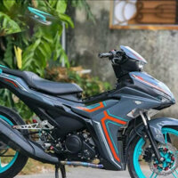 Mẫu Y16ZR Xe exciter 155 - Tem Rời Decal 3 lớp - màu xám xi mang Nhãn Dán