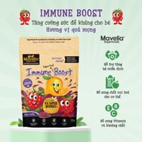 Mavella Immune Boost: Bột dinh dưỡng Giúp Tăng Cường Hệ Miễn Dịch Cho Trẻ Em từ Thực Vật Hữu Cơ Úc - Hương việt Quất