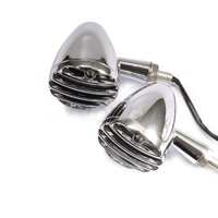 Mavericks xe điện Retro xe máy sửa đổi vỏ kim loại hàng rào Chụp đèn LED xi nhan đèn xi nhan đèn định hướng