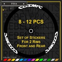 Mavic cosmic (8 hoặc 12 chiếc) nhãn dán vành bánh xe 700c decal vinyl cho xe đạp đường trường