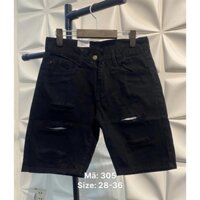 [Max 305] Size lớn 95kg, Quần Short Jean Cotton Nam Vải Không Co Dãn, Đơn Giản Năng Động ============================>>>