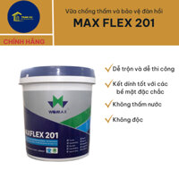 MAX FLEX 201 Chống thấm hai thành phần gốc xi măng polyme thùng 5kg sử dụng 2-3m2