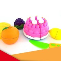 [MAX-R] Bộ đồ chơi cắt bánh hoa quả sinh nhật Giá Rẻ