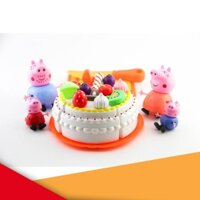 [MAX-R] Bộ đồ chơi cắt bánh sinh nhật gia đình nhà lợn Peppa Pig Giá Rẻ