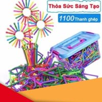 [MAX-R] Bộ lắp ghép đồ chơi sáng tạo (1100 Thanh ghép) Giá Rẻ