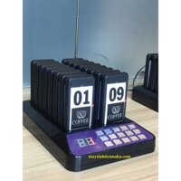 (MAX)BỘ THIẾT BỊ BÁO RUNG TỰ PHỤC VỤ-Bộ 16 thẻ cầm tiện  lợi (oder đồ ăn ,nước uống cho các quán ăn-cà phê,...)