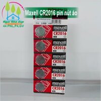Maxell CR2016 pin nút áo