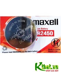 Maxell CR2450, Pin CR2450; Pin 3v lithium Maxell CR2450 chính hãng