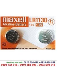 Maxell LR1130, Pin cúc áo Maxell LR1130-189-AG10 Alkaline 1,5V chính hãng