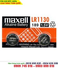 Maxell LR1130; Pin Maxell LR1130-189-AG10 Alkaline 1,5V chính hãng