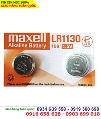 Maxell LR1130; Pin Maxell LR1130-189-AG10 Alkaline 1,5V chính hãng