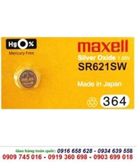 Maxell SR621SW-Pin 364, Pin Maxell SR621SW-364 silver oxide 1.55v (Xuất xứ Nhật)