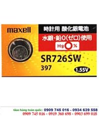 Maxell SR726SW _Pin 397; Pin đồng hồ đeo tay 1.55v Silver Oxide Maxell SR726SW _Pin 397 _Japan