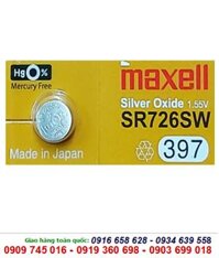 Maxell SR726SW-Pin 397, Pin Maxell SR726SW-397 silver oxide 1.55v (Xuất xứ Nhật)