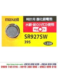 Maxell SR927SW-Pin 395, Pin Maxell SR927SW/395 silver oxide 1.55v (Xuất xứ Nhật)
