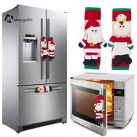 Maxgepc 2 Cái / bộ Giáng Sinh Tủ Lạnh Tay Cầm Bao Người Tuyết Nai Sừng Tấm Santa Nhà Bếp Lò Vi Sóng Máy Rửa Bát Tủ Lạnh Núm Cửa Bảo Vệ Mới