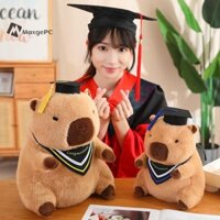 Maxgepc 30CM Tốt Nghiệp Sang Trọng Búp Bê Bác Sĩ Capybara Cú Gấu Sang Trọng Đồ Chơi Thú Nhồi Bông Dễ Thương Đồ Chơi Búp Bê Mềm Hoạt Hình Gối Tốt Nghiệp Quà Tặng Mới
