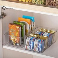 Maxgepc 4 Lưới Tổ Chức Thức Ăn Trong Suốt Thùng Bảo Quản Thực Phẩm Có Chia Có Thể Tháo Rời Nhà Bếp Tủ Lạnh Tổ Chức Tủ Ngăn Kéo Hộp Mới