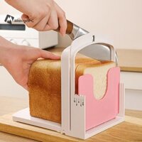 Maxgepc Có Thể Gập Lại Bánh Mì Nướng Máy Thái Chân Đế Dụng Cụ Cắt Nhựa Sandwich Khuôn Cắt Bánh Loaf Giá Dụng Cụ Nướng Bánh Tiện Ích Nhà Bếp Mới