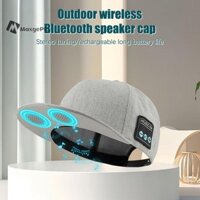 Maxgepc Không Dây Tương Thích Tai Nghe Nón Âm Nhạc Mũ Bóng Chày Tai Nghe Có Mic Loa Chạy Ngoài Trời Thể Thao Cho IPhone Mới