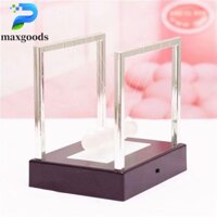 Maxgoods Con lắc cân bằng phát sáng Hình vuông Trang trí máy tính để bàn sáng tạo