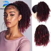 Maxgoods Kinky Curly Hair Pieces Chịu nhiệt Sử dụng hàng ngày