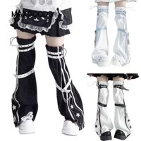 Maxgoods Leg Garters, Punk Bông Tai Kẹp Giữ Ấm Chân, Sáng Tạo Y2k Gothic Có Thể Điều Chỉnh Khóa Da Dây Đeo Chân Bao