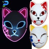 maxgoods Maxgoods Mặt nạ Cosplay Mũ nhựa Anime Makomo Hannya Tengu Halloween Demon Slayer