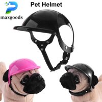 maxgoods Mũ bảo hiểm cho chó MAXGOODS có lỗ tai Chống mưa nắng Xe đạp xe máy