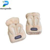 Maxgoods Tai thỏ Găng tay hở ngón tay viết phù hợp